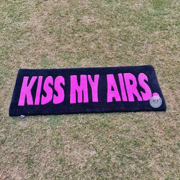 "KISS MY AIRS" Rug