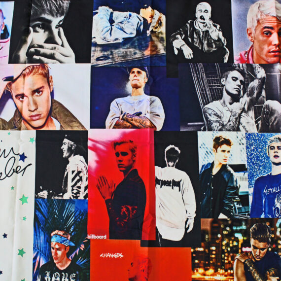Justin Bieber Collage Flag