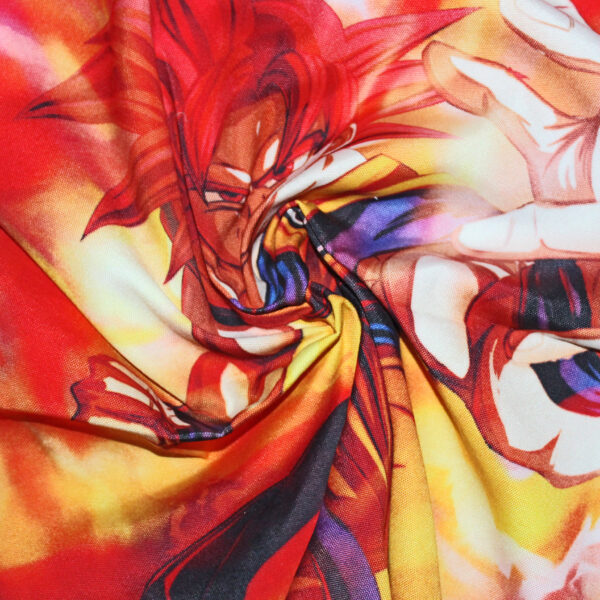 Goku Fire Style Flag