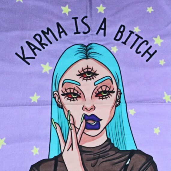 Karma Is A Bitch Flag