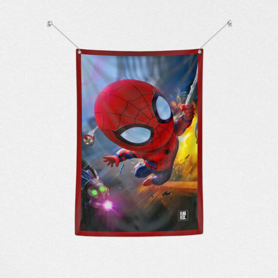 Baby Spiderman Flag