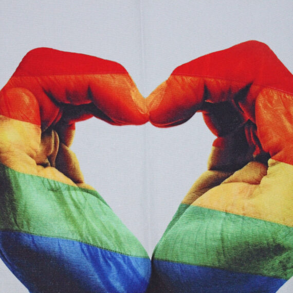 LGBTQ Heart Flag