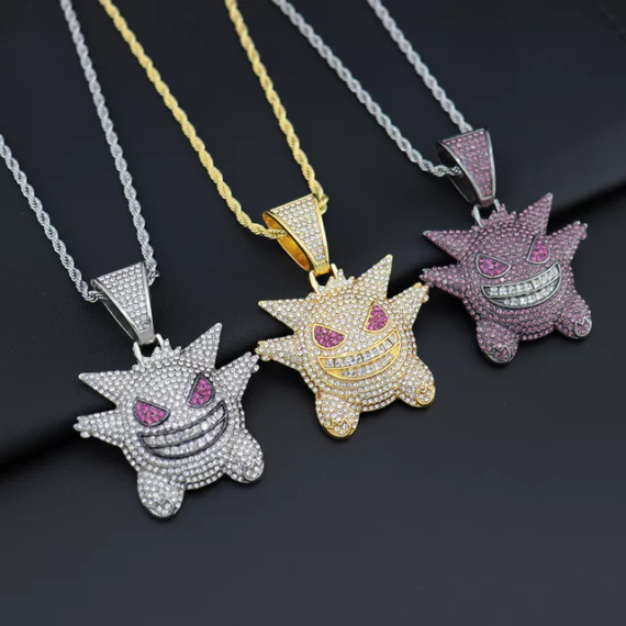 Gengar Iced Out Pendant