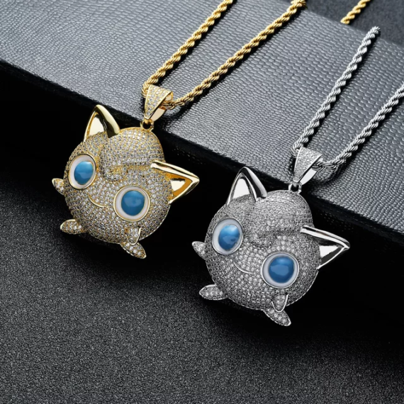 Jigglypuff Iced Out Pendant